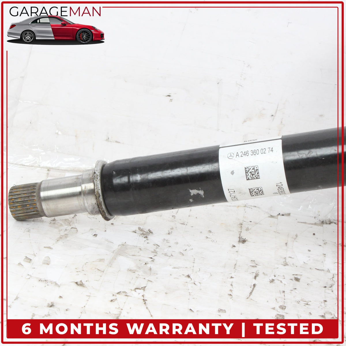 2014-2020 Mercedes X156 GLA250 AWD Front Intermediate Shaft w/ Bracket OEM