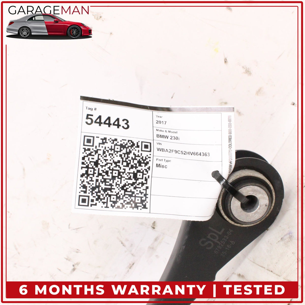 2012-2021 BMW 230i F22 Rear Left or Right Side Track Bar Control Arm 6792533 OEM