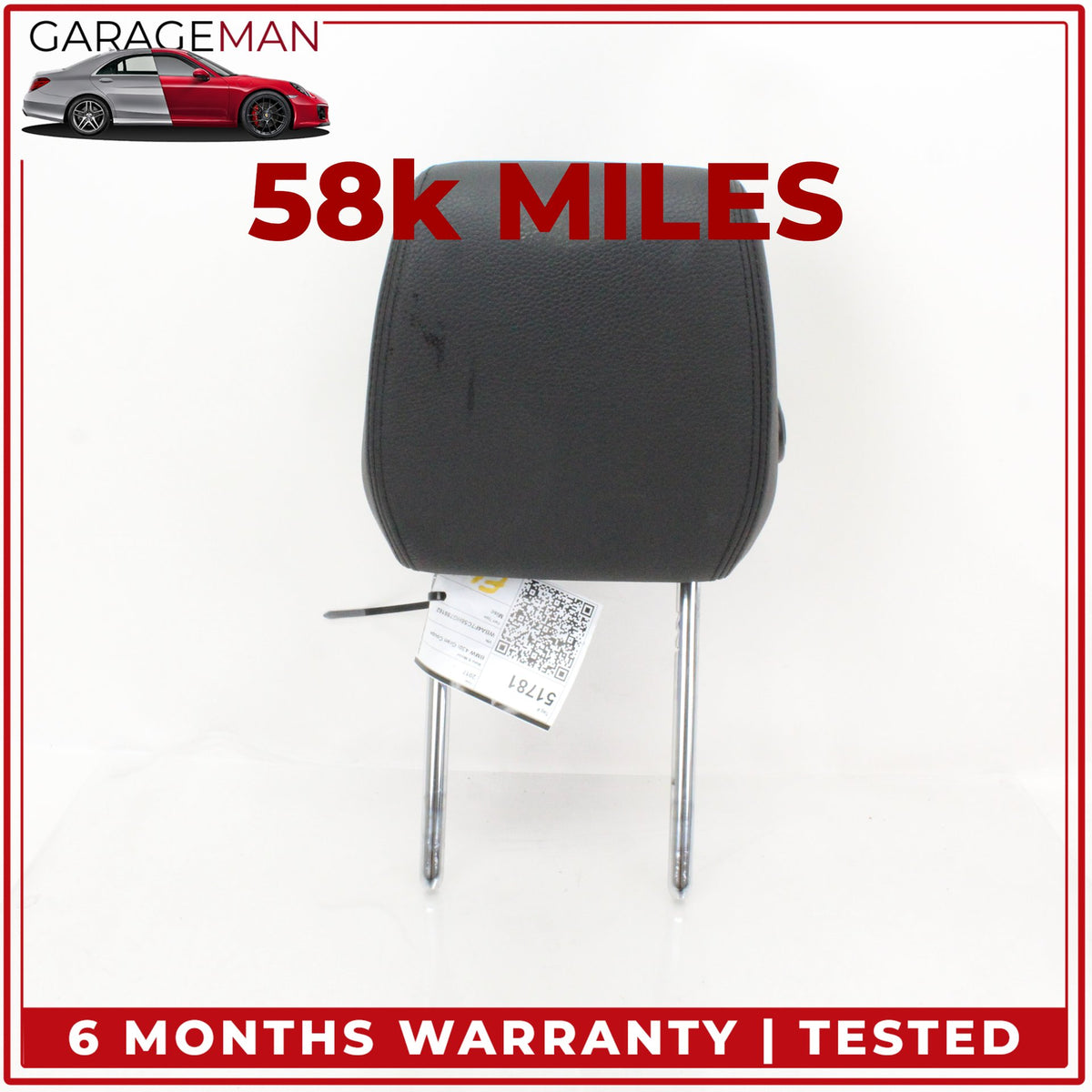 2015-2020 BMW 430i Gran Coupe Front Left or Right Side Seat Head Rest Black OEM