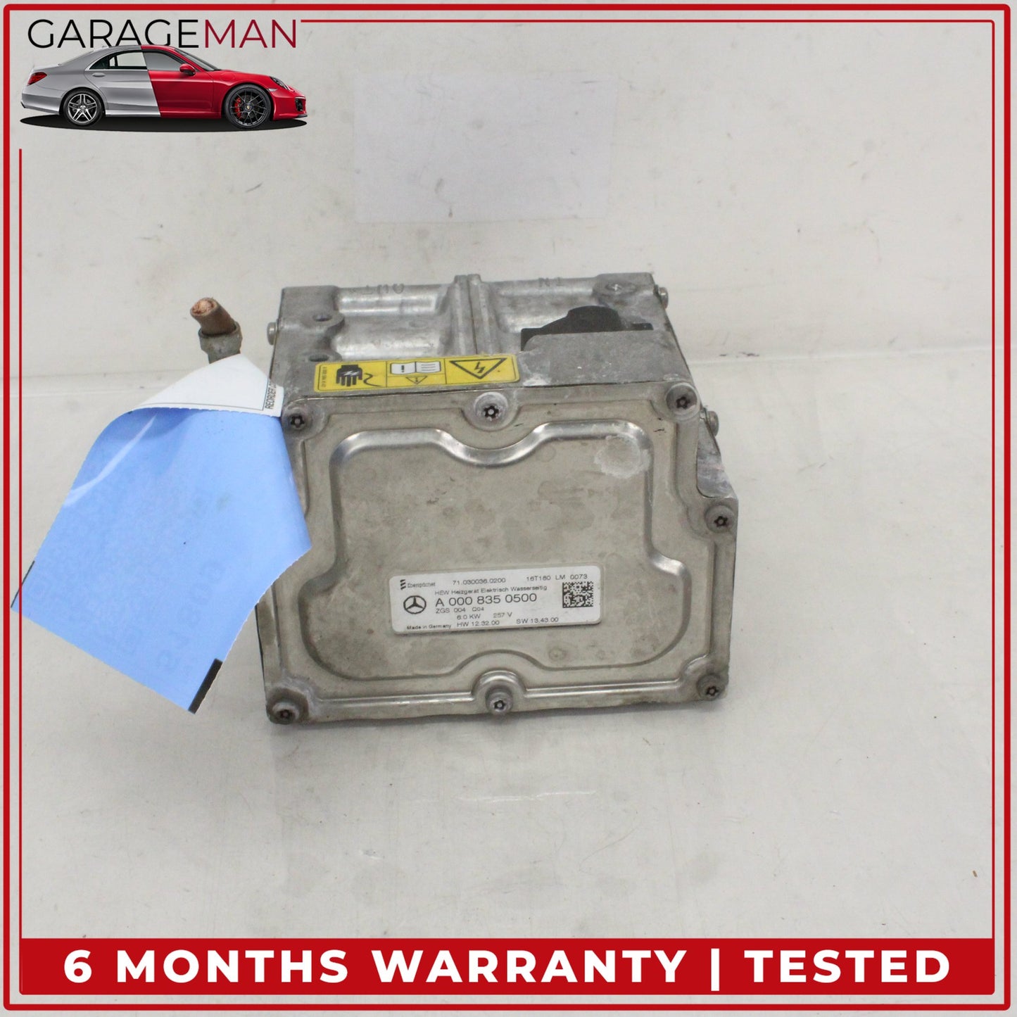 2014-2019 Mercedes W222 S550e GLC350e Hybrid Battery Cooling Heat Exchanger OEM
