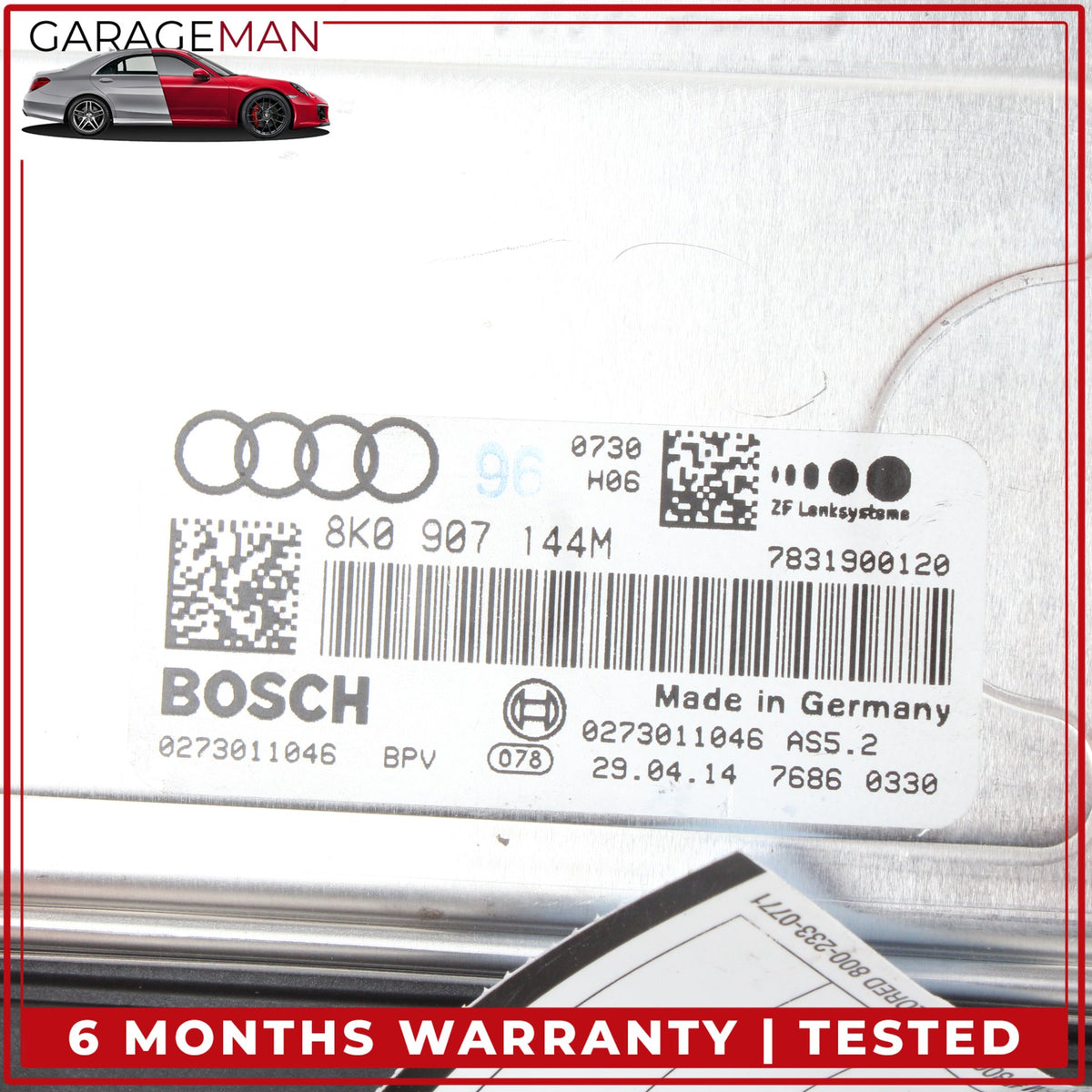 2012-2018 Audi A8 S8 A6 A7 Dynamic Active Steering Control Module 8K0907144M OEM