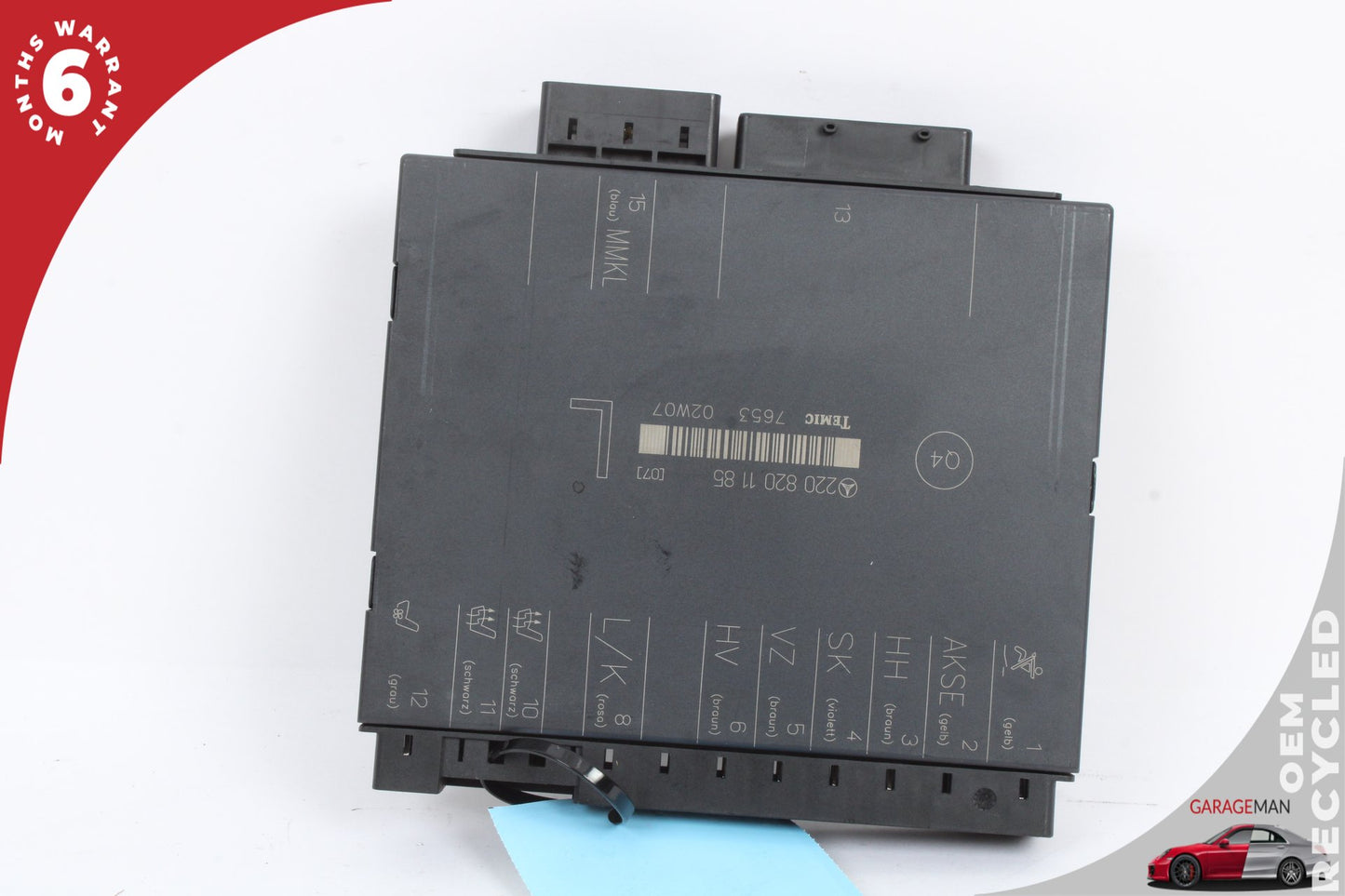 02-06 Mercedes-Benz S500 W220 Left Seat Control Module 2208201185 OEM