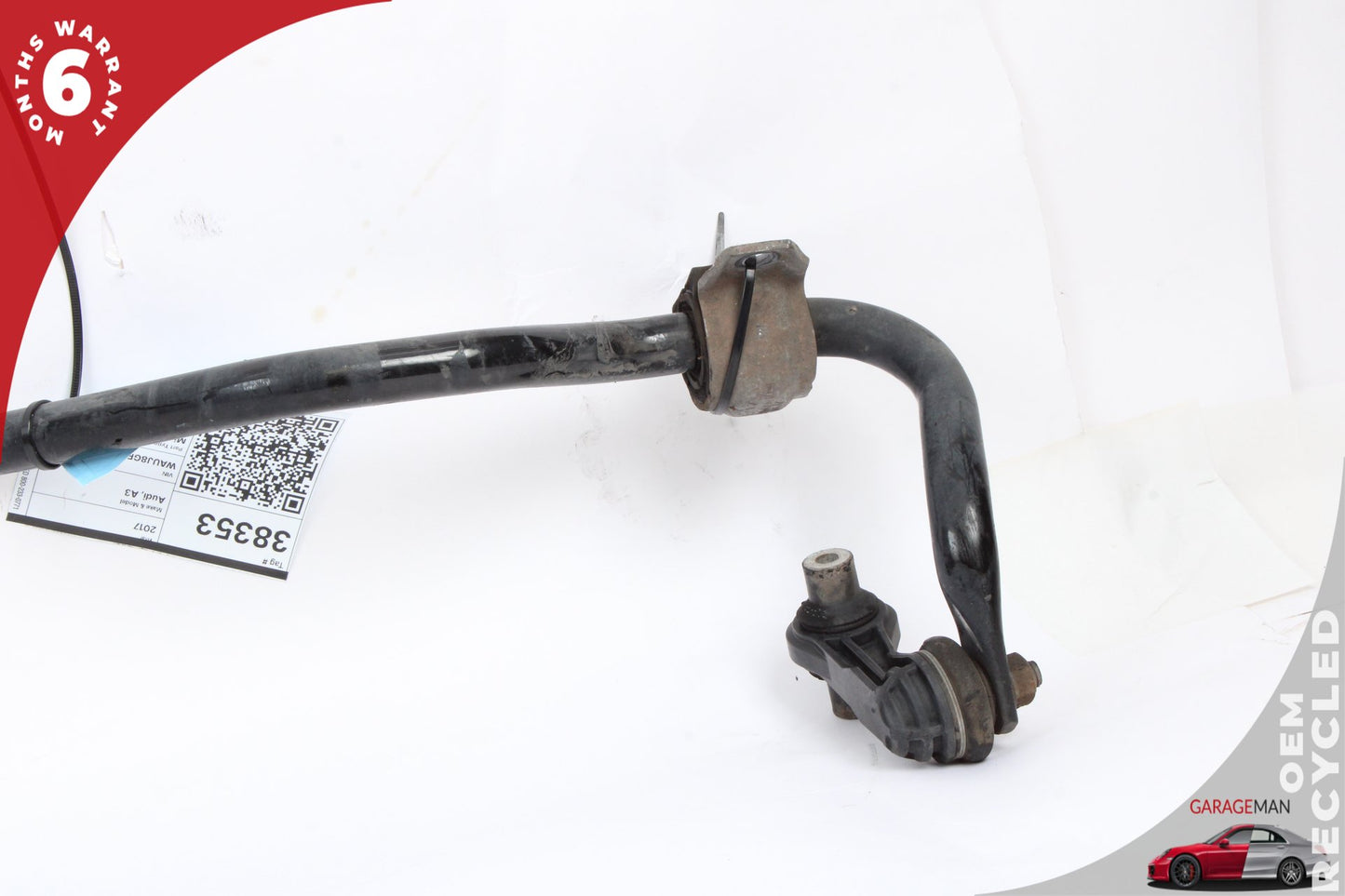 2015-2020 Audi A3 8V Rear Anti Roll Stabilizer Sway Bar w/ Links 5Q0511305BD OEM