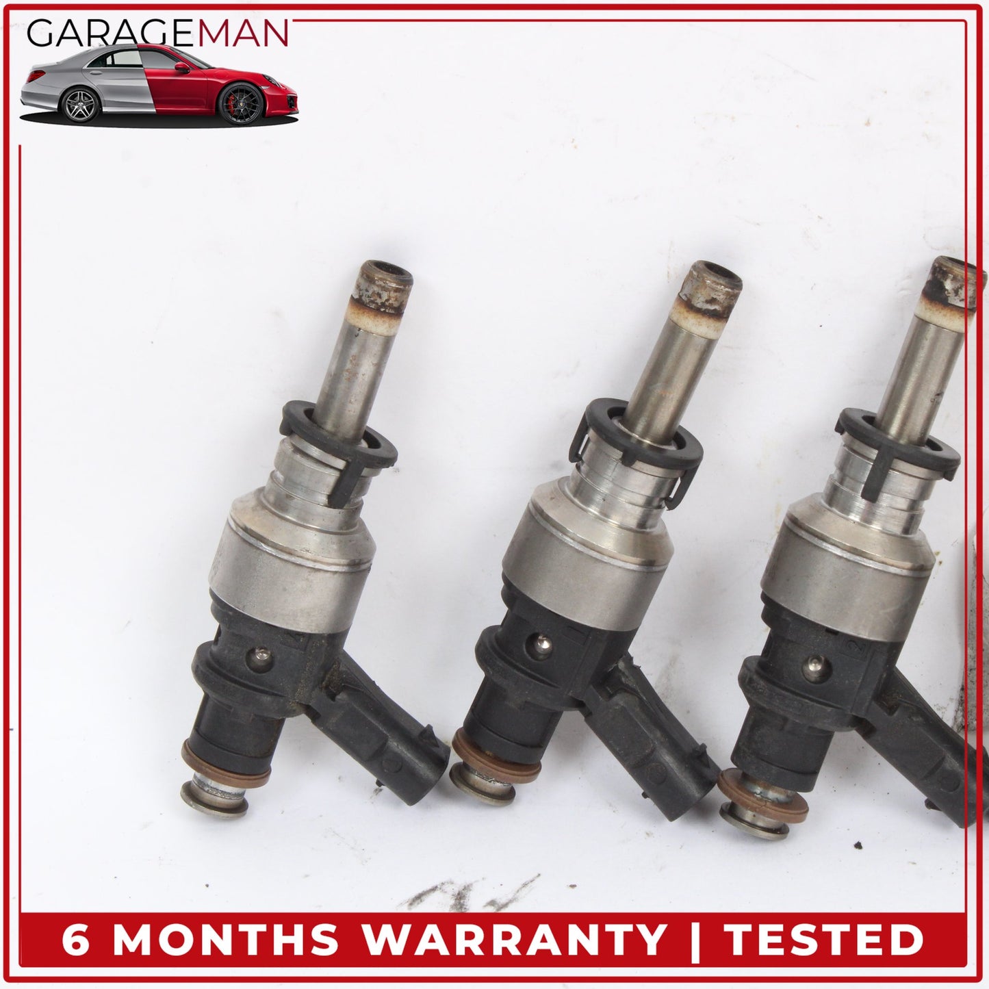 2011-2018 Porsche Cayenne 958 Audi Engine Fuel Injector Set of 6 106E036k OEM