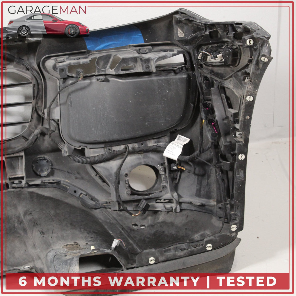 2015-2018 Porsche Cayenne 958 Front Bumper Cover Assembly Black OEM
