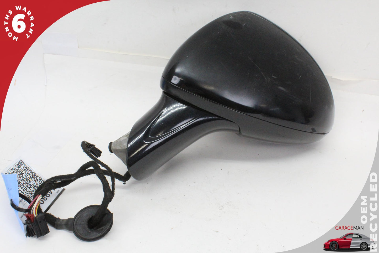 2011-2014 Porsche Cayenne 958 Front Left Side Door Rear View Mirror Black OEM