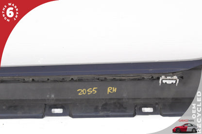 2020-2024 Audi S5 A5 Convertible Right Side Rocker Panel Skirt Blue OEM