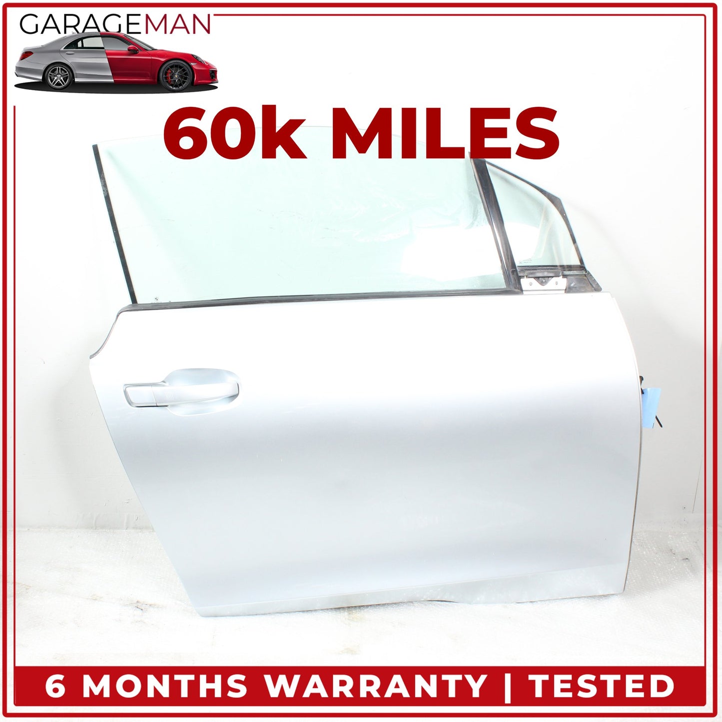 2014-2021 BMW i3 Front Right Side Door Shell w/ Window Glass & Door Handle OEM