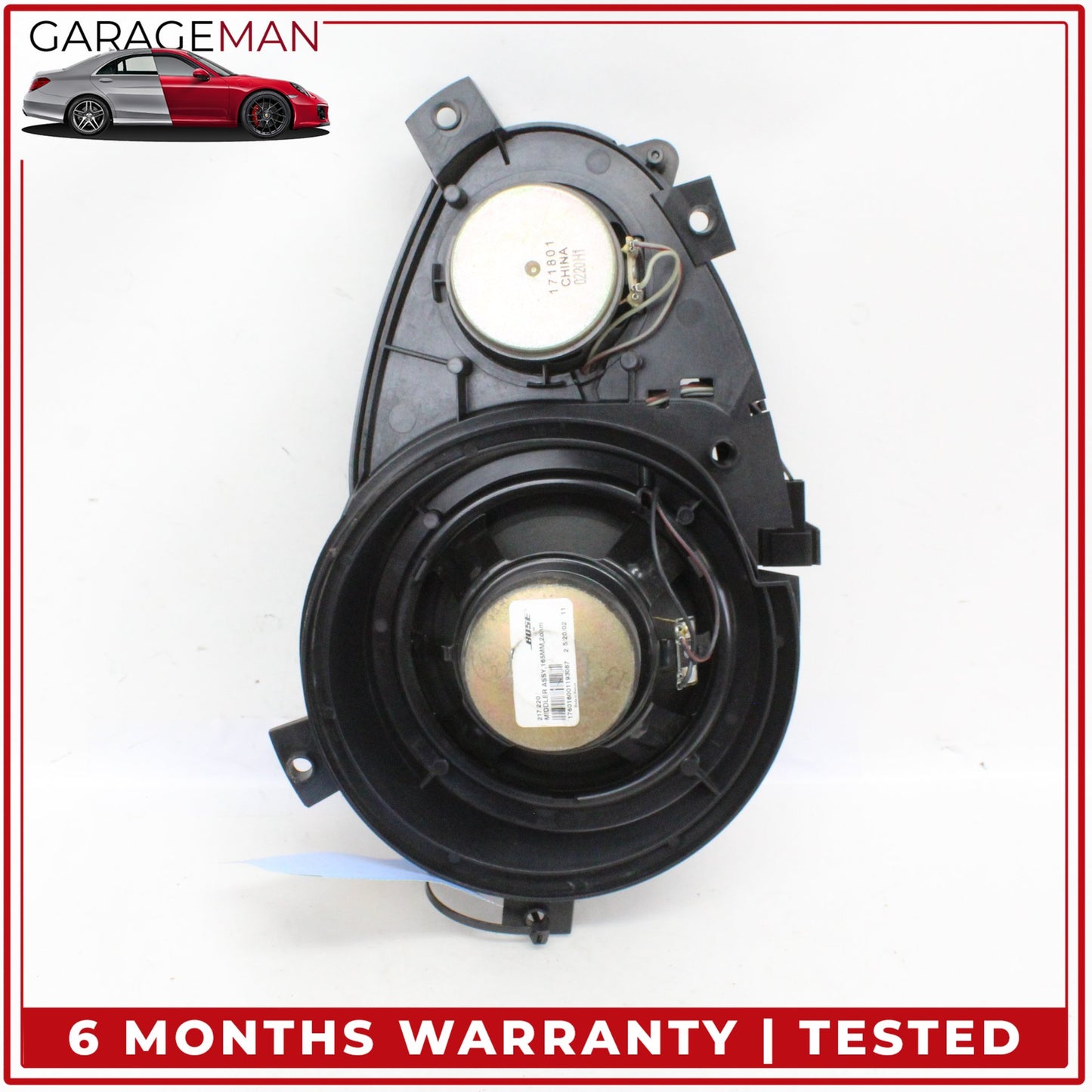 2003-2008 Mercedes R230 SL500 Front Left and Right Door Audio Speaker Set OEM
