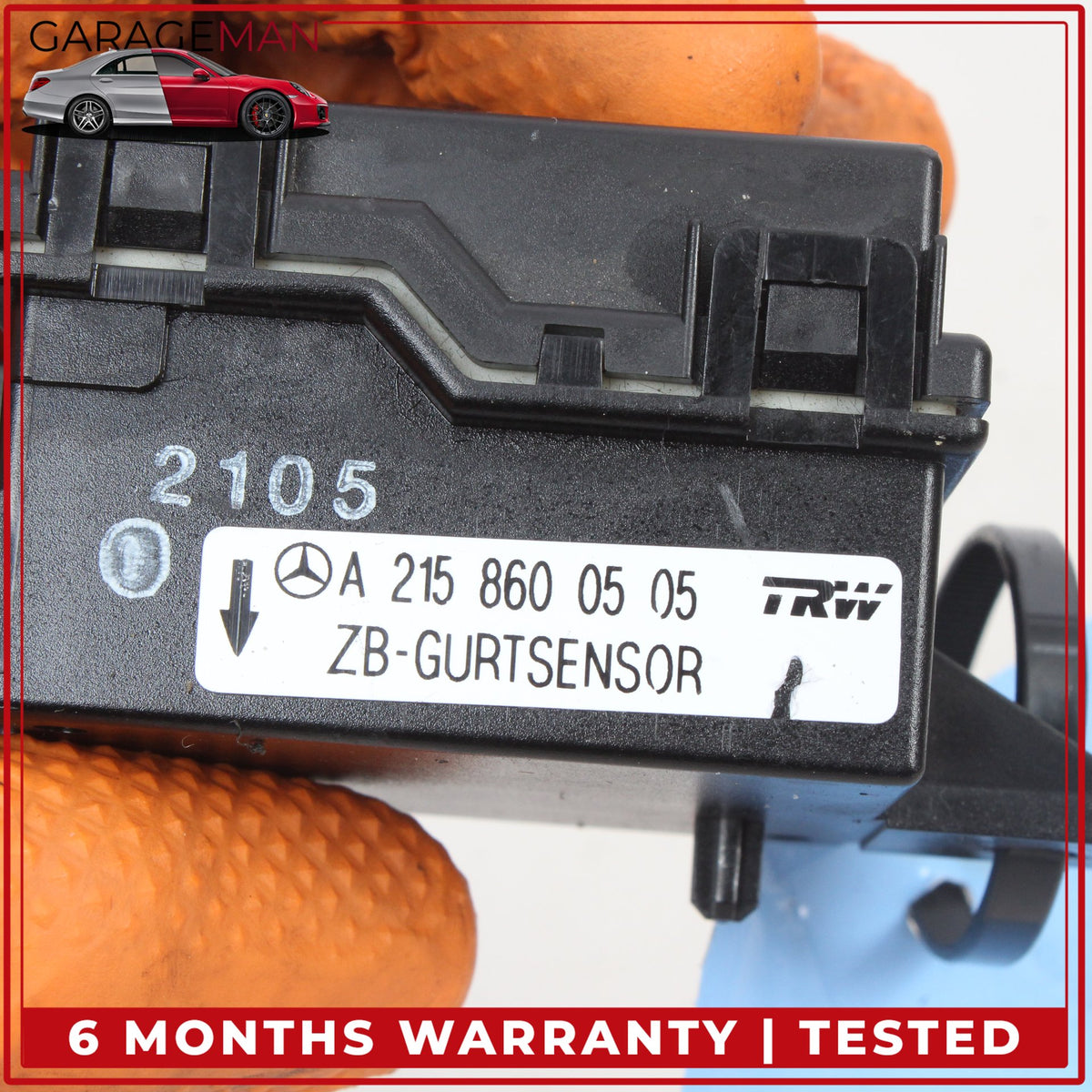 2000-2014 Mercedes R230 SL500 Seatbelt Seat Belt Tension Sensor 2158600505 OEM