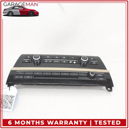 2011-2016 BMW 550i Front AC Climate Control Panel Audio CD Player 9236480 OEM