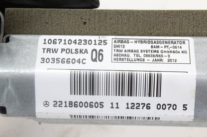 2007-2014 Mercedes S550 W221 Rear Right Quarter Airbag 2218600605
