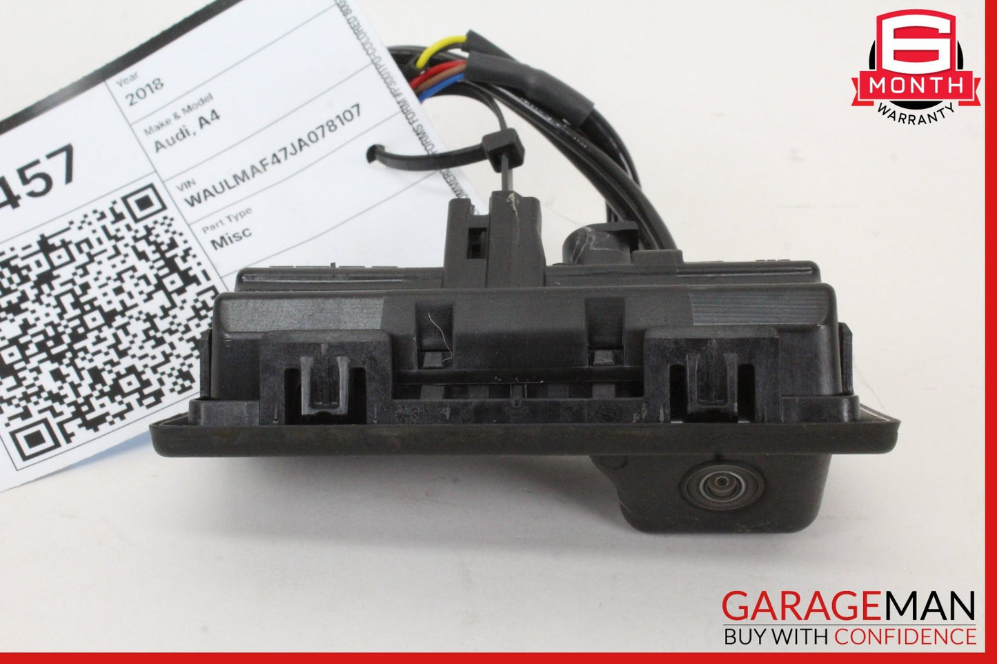 2017-2024 Audi A4 Sedan Rear Trunk Release Handle w/ Camera 3V0827566L OEM