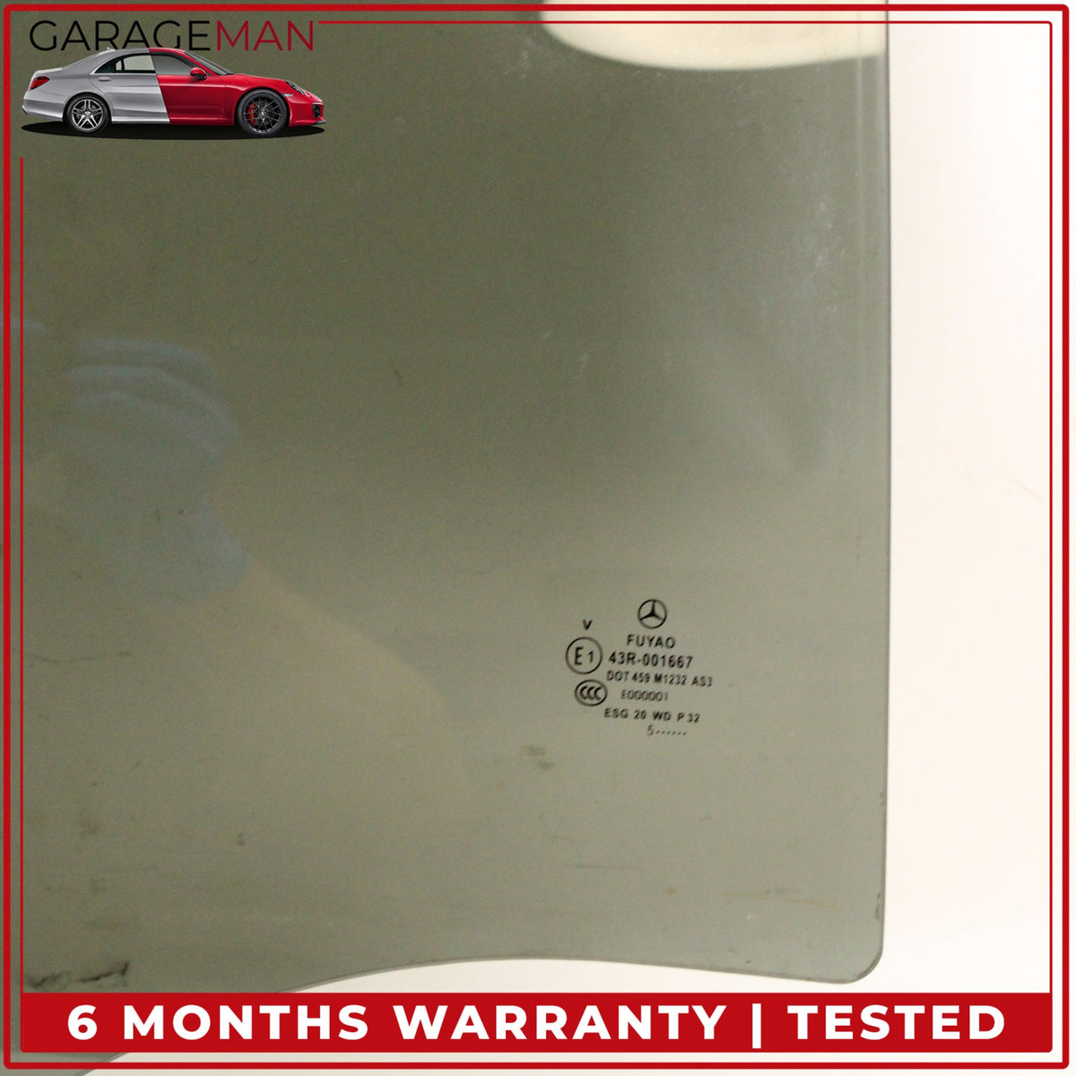 2015-2020 Mercedes X156 GLA250 Rear Right Passenger Side Door Window Glass OEM