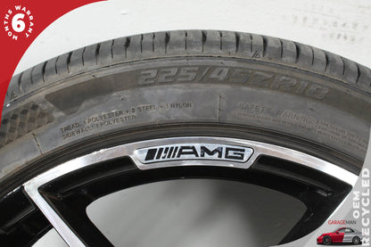 2015-2021 Mercedes-Benz C300 W205 Sedan Wheel Rim 18x9.5J w/ Tire A2124010300