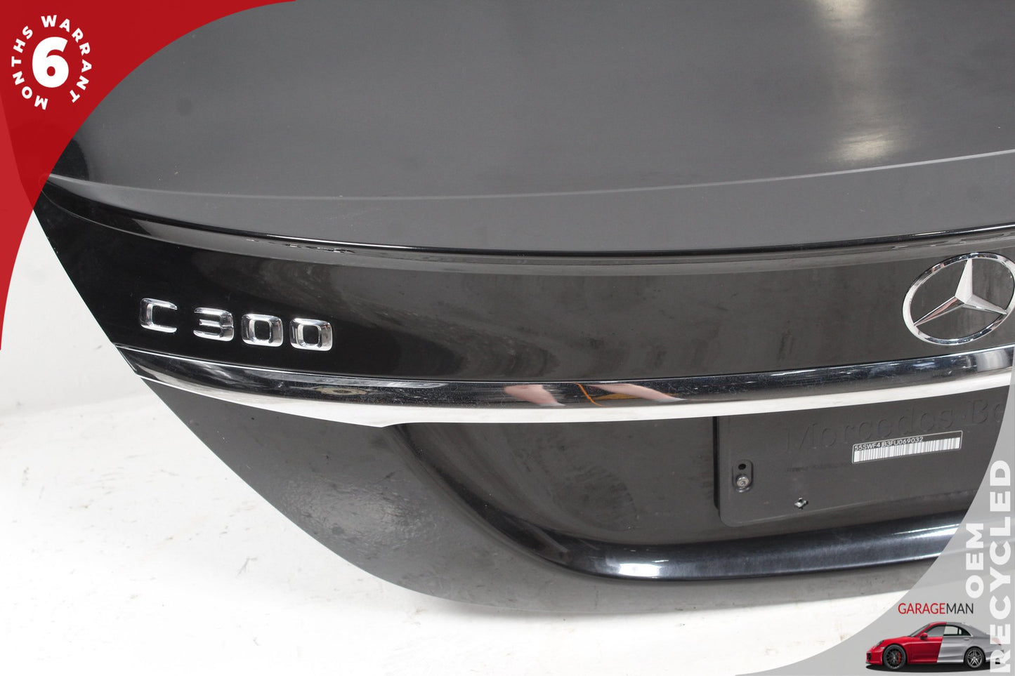 2015-2021 Mercedes W205 C300 C63 AMG Sedan Trunk Lid Panel Assembly Black OEM