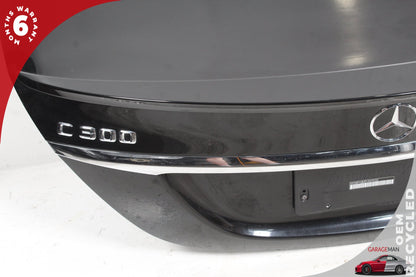 2015-2021 Mercedes W205 C300 C63 AMG Sedan Trunk Lid Panel Assembly Black OEM