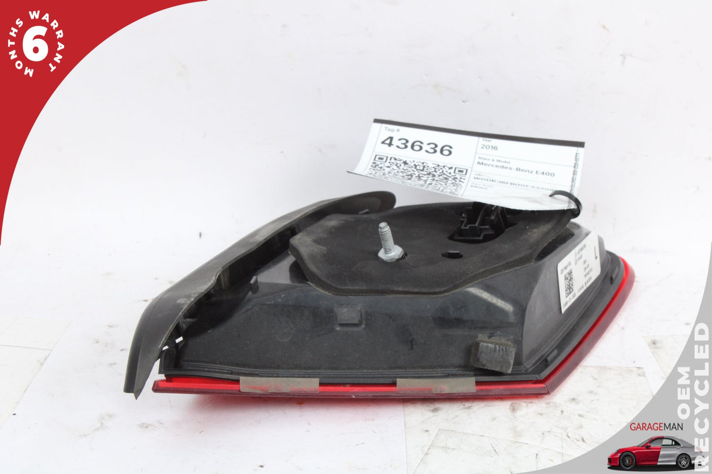 14- 17 Mercedes-Benz E400 W207 Coupe Rear Left Inner Tail Light 2079063700