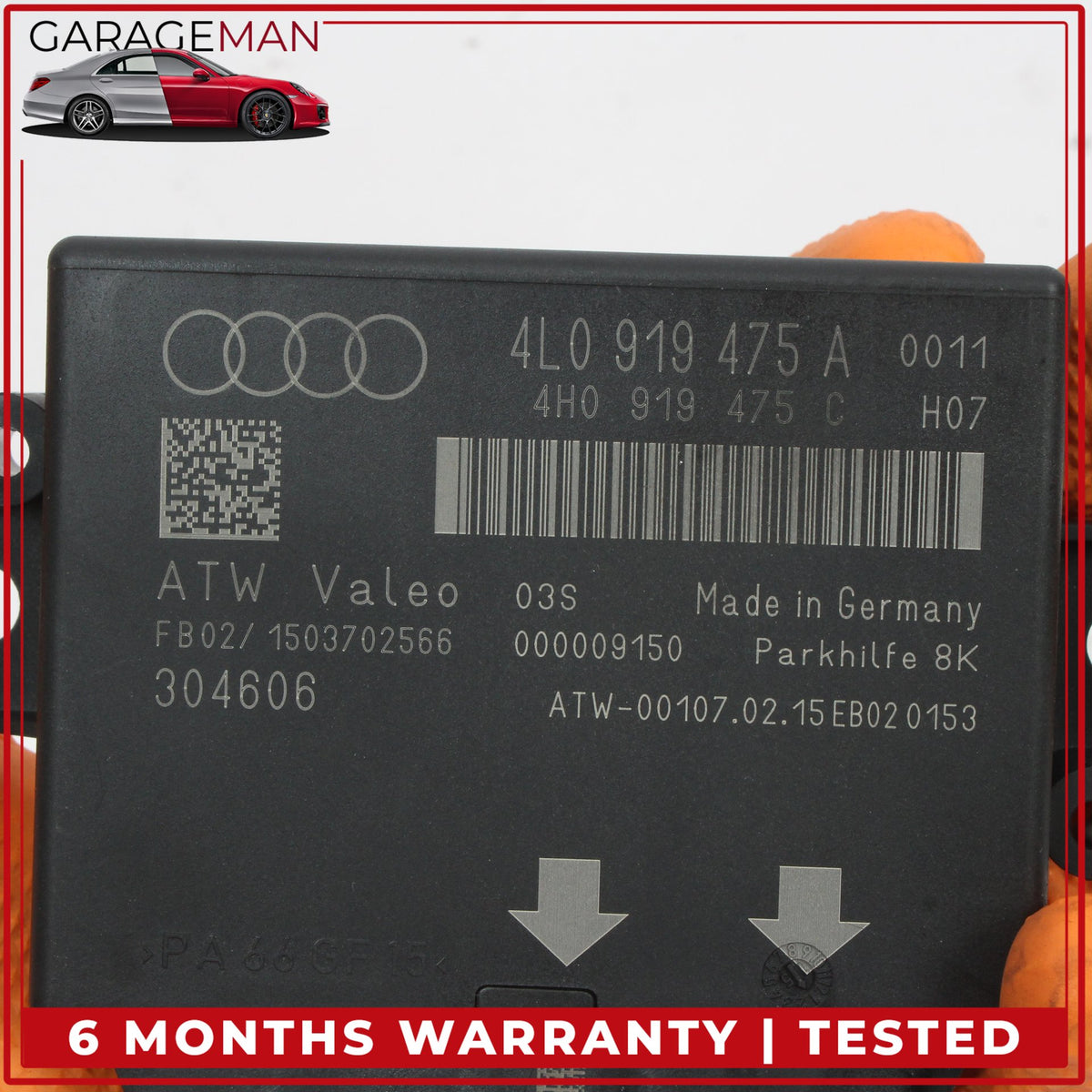 2013-2015 Audi Q7 4L SUV Parking Aid Assist Control Module Unit 4L0919475A OEM