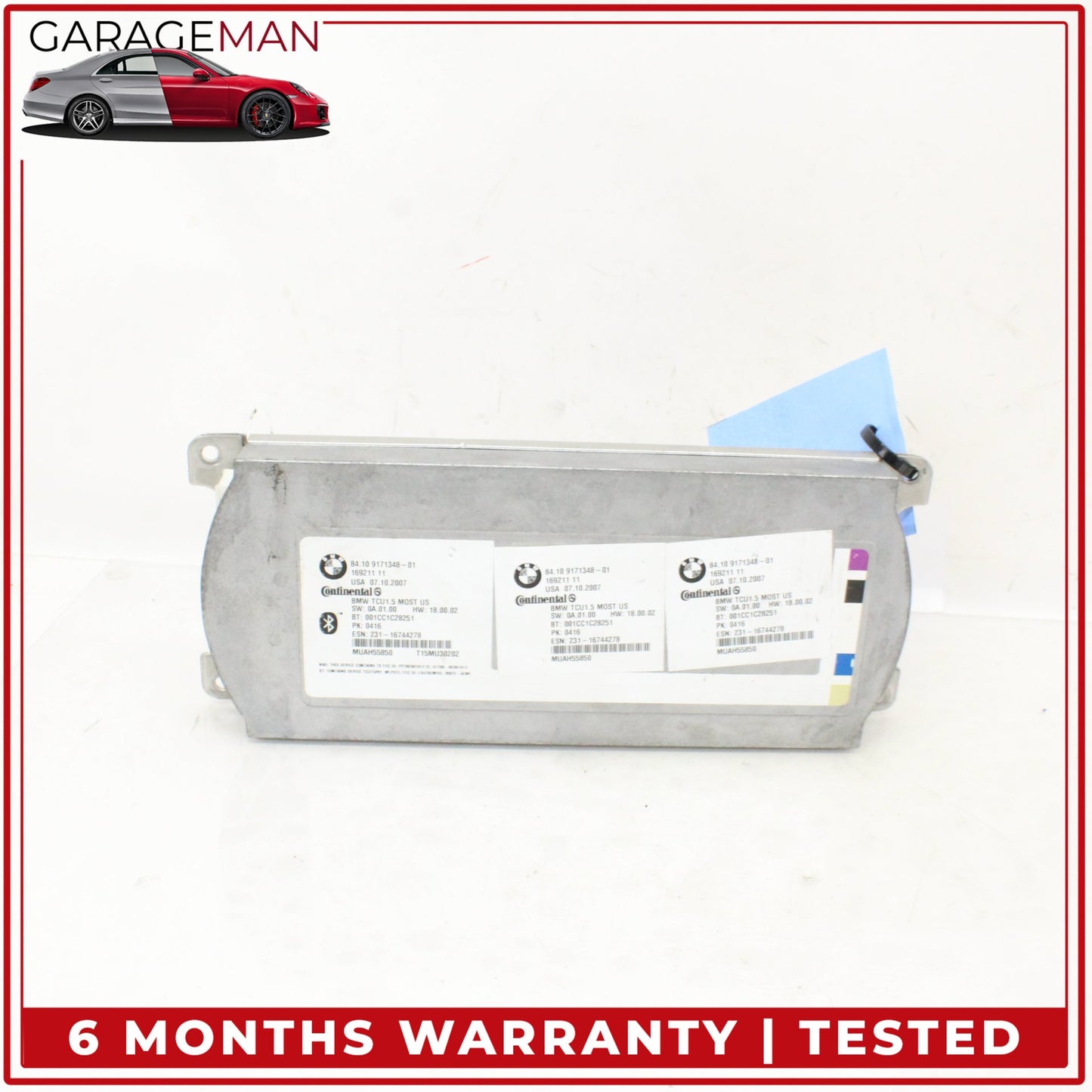 2007-2010 BMW X5 X6 E70 E71 Telematics Bluetooth Control Module Unit 9171348 OEM