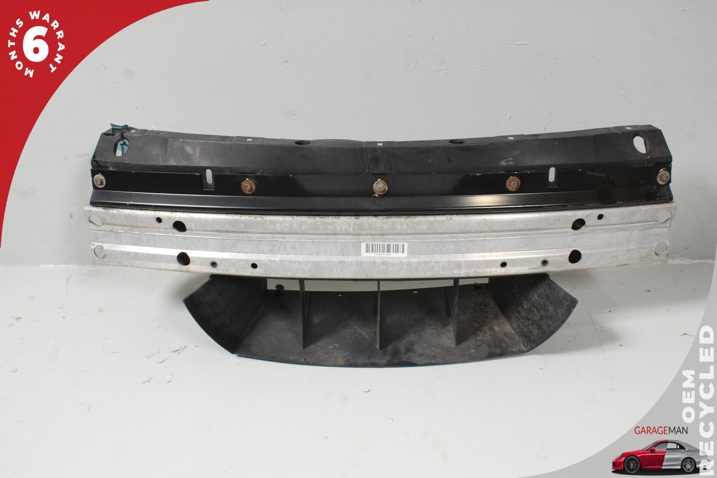 06-09 Pontiac Solstice Convertible Front Bumper Bar Reinforcement w Upper Grille Support 15947393