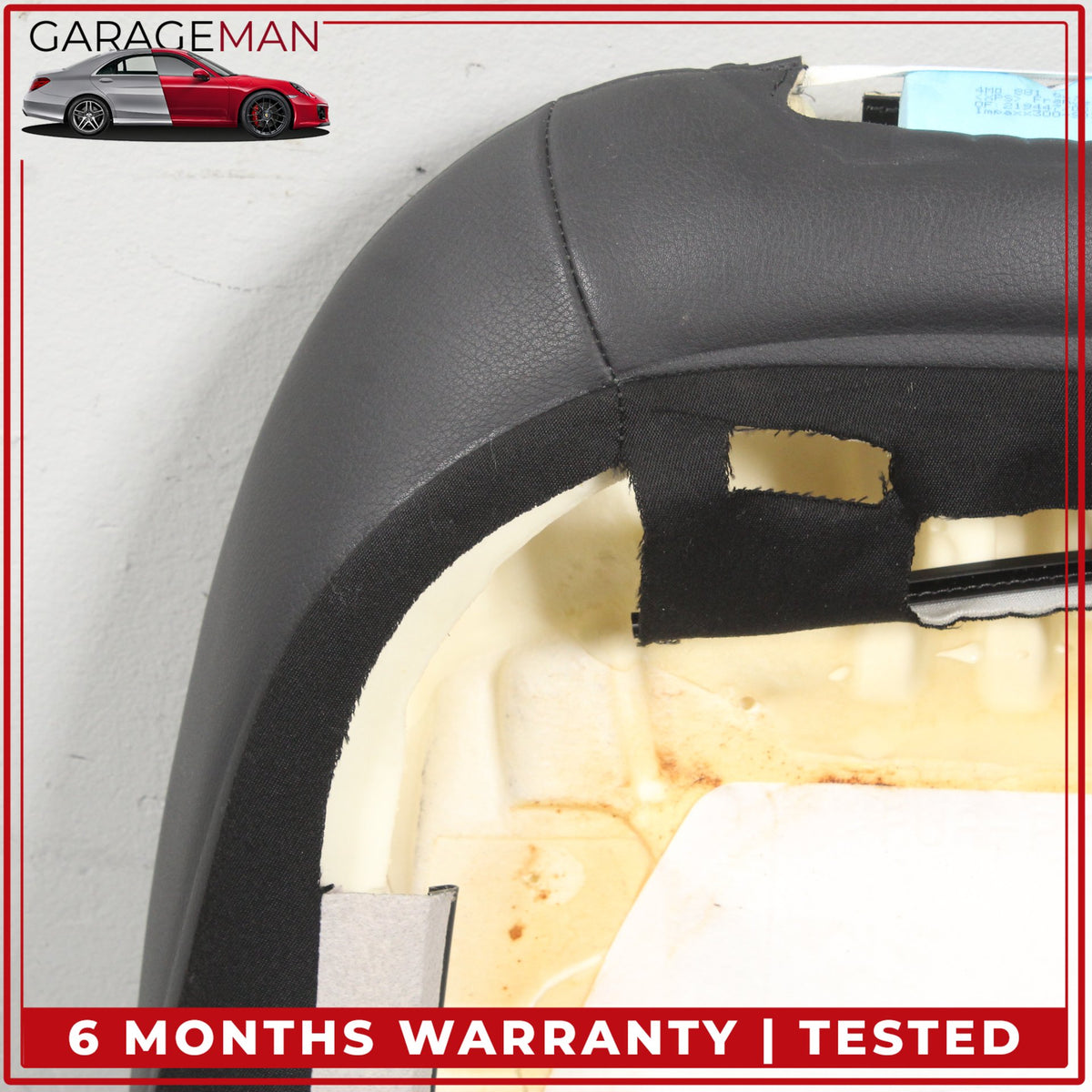 2017-2024 Audi Q7 SUV Front Left Side Top Upper Seat Cushion Leather Black OEM