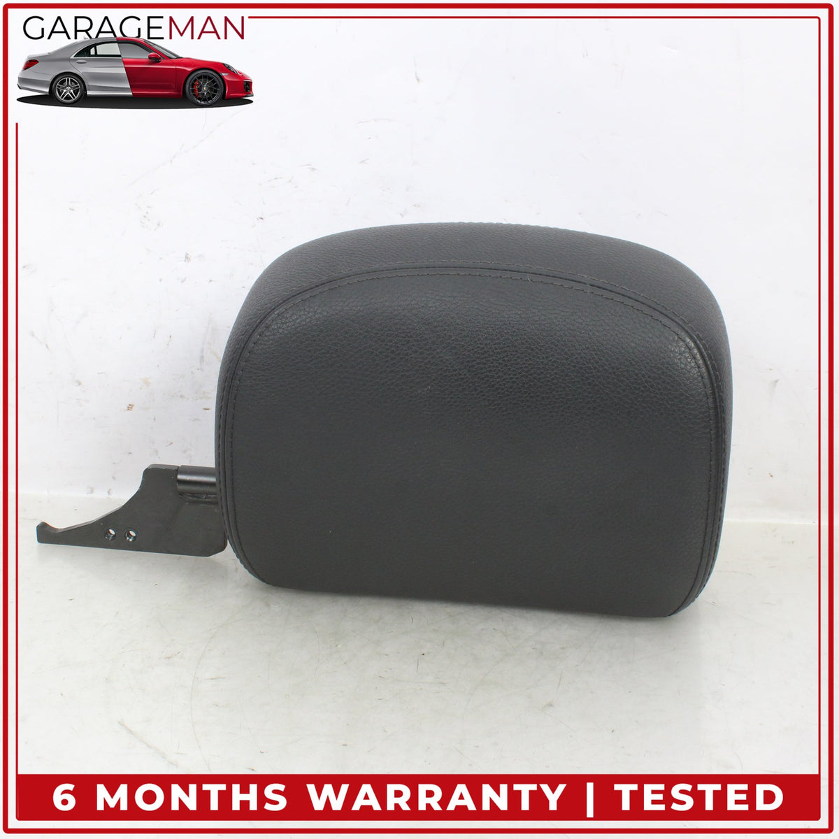 2004-2007 BMW 650i E64 RWD Front Left & Right Headrest Black OEM