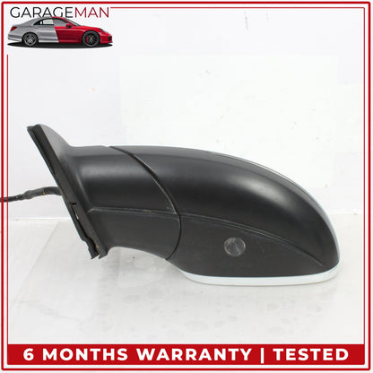 2010-2015 Audi Q7 Left Side Door Heated Rear View Mirror w/ Blind Spot White OEM