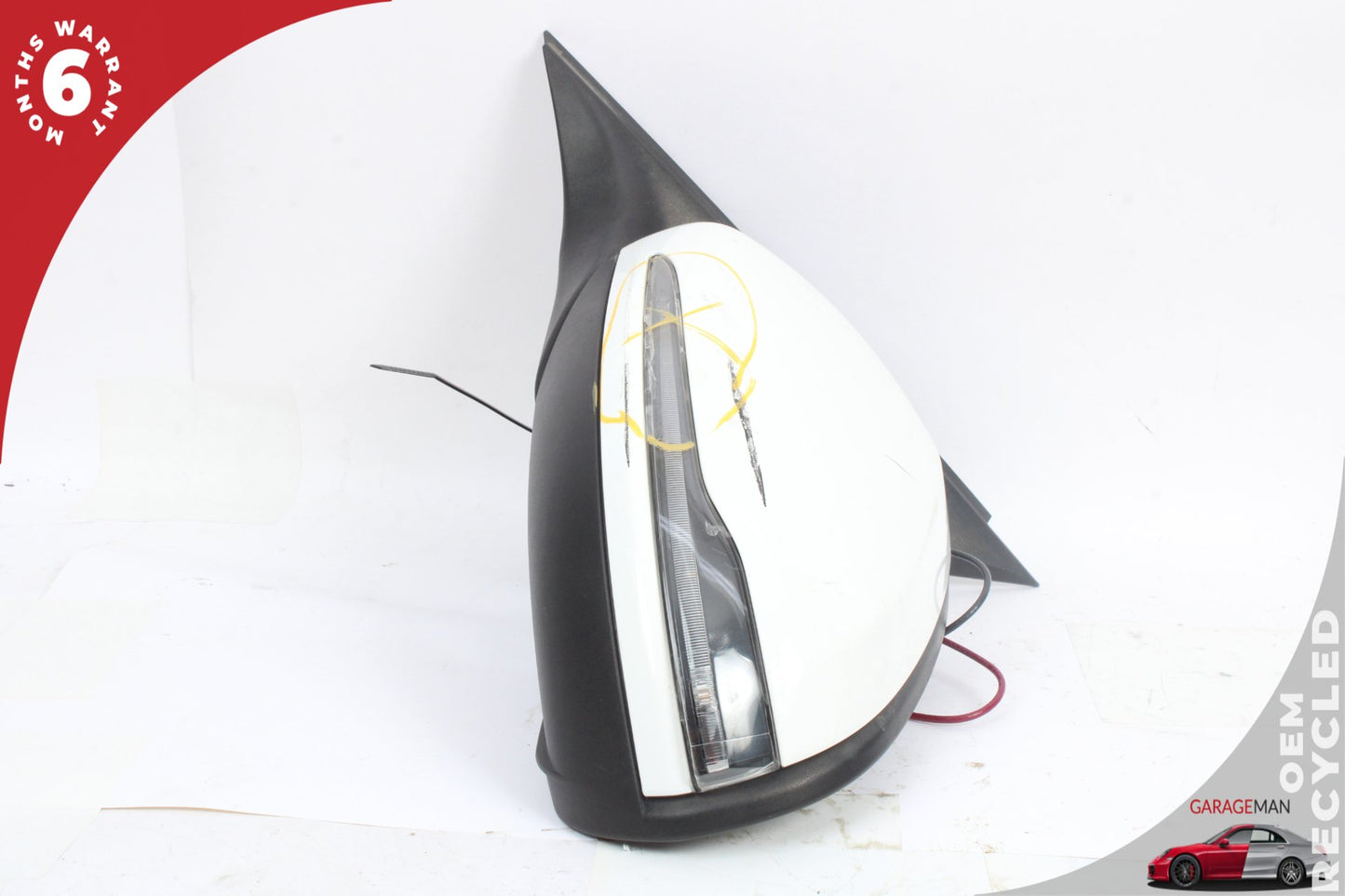 2015-2021 Mercedes W205 C300 C350e Left Door Rear View Mirror w/ Blind Spot OEM