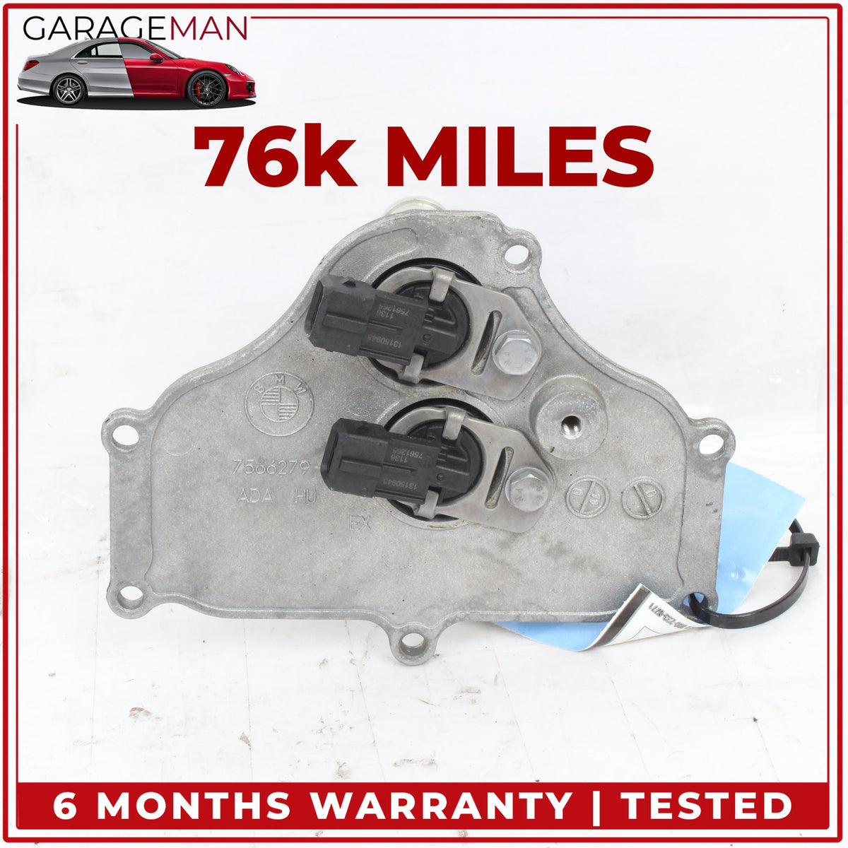 2008-2014 BMW 650i 4.4L V8 N63 Left Side Timing Chain Cover Plate 7566279 OEM