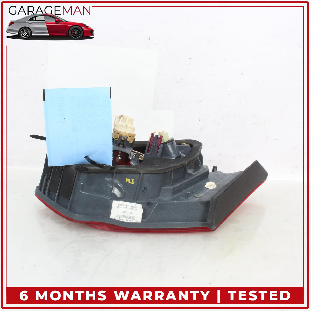 2012-2018 BMW 650i F13 Rear Left Inner Tail Light 7210579 OEM