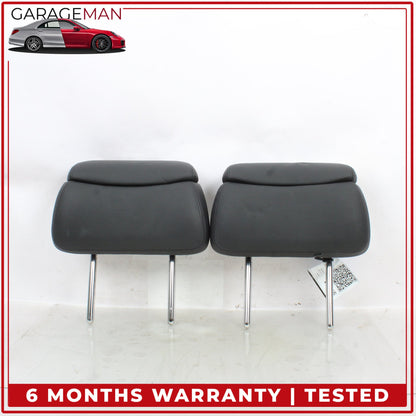 2011-2018 Audi A8 S8 Rear Left and Right Side Seat Headrest Set Black OEM