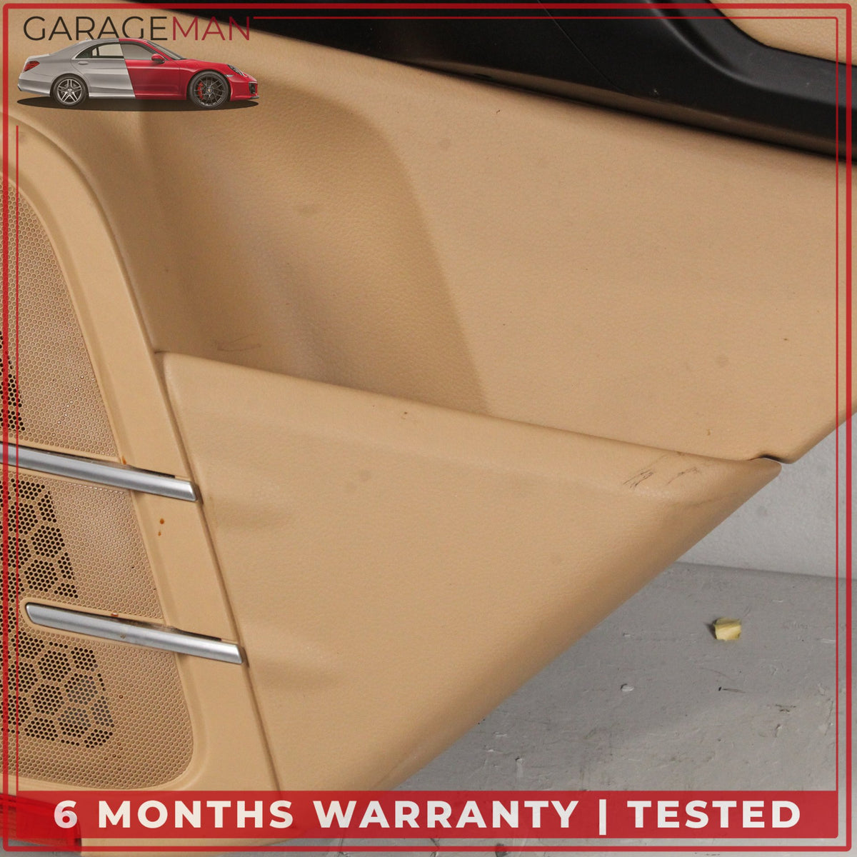2011-2018 Porsche Cayenne 958 Rear Right Side Door Trim Cover Panel Beige OEM