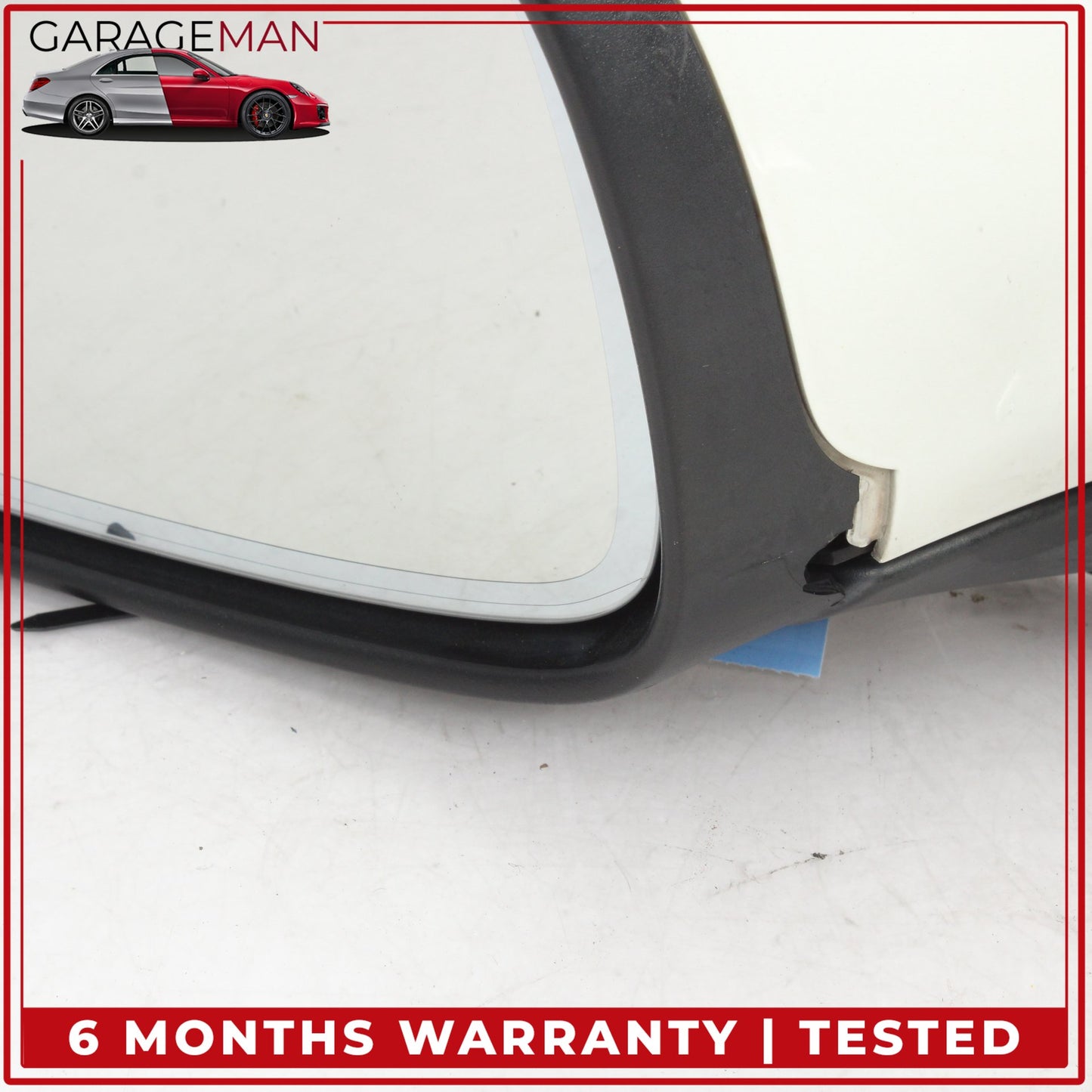 2008-2019 Maserati GranTurismo M145 Front Left Door Rear View Mirror White OEM