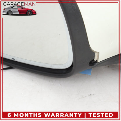2008-2019 Maserati GranTurismo M145 Front Left Door Rear View Mirror White OEM