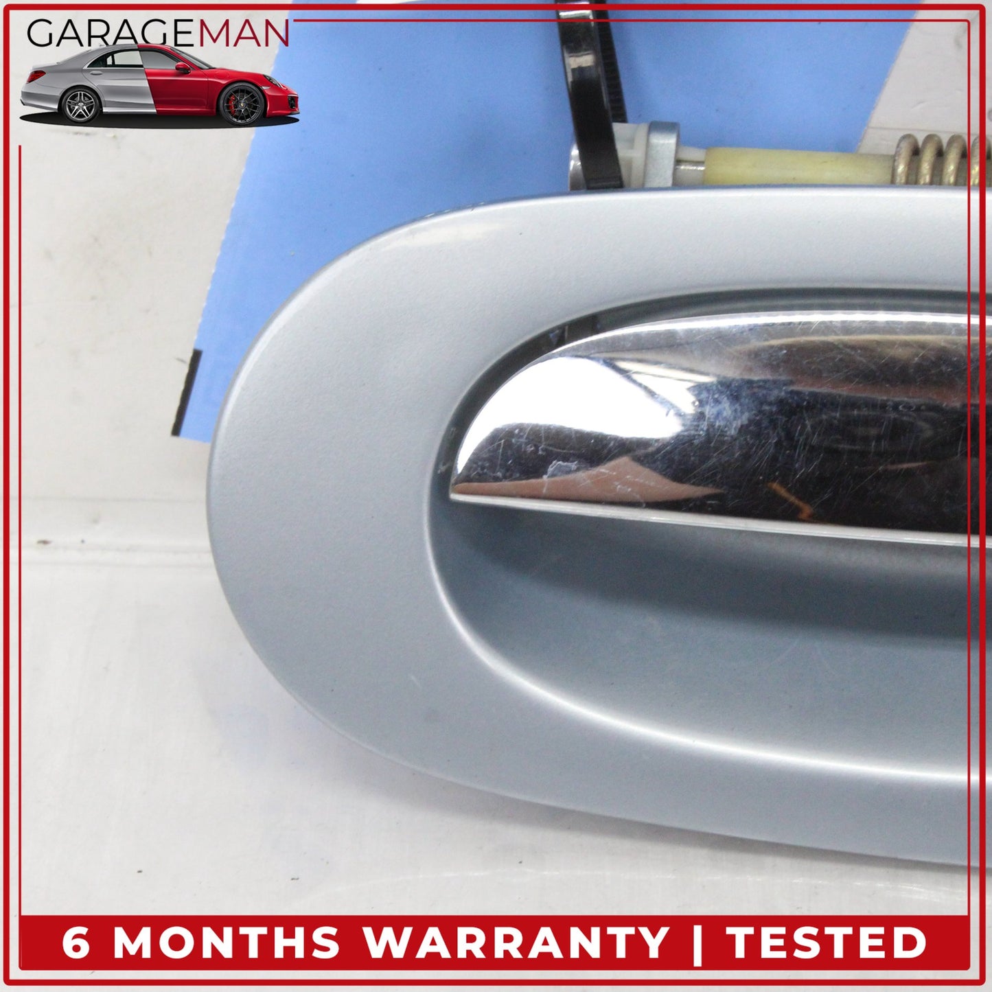 1997-2006 Jaguar XK8 Front Left Driver Side Exterior Door Handle Light Blue OEM