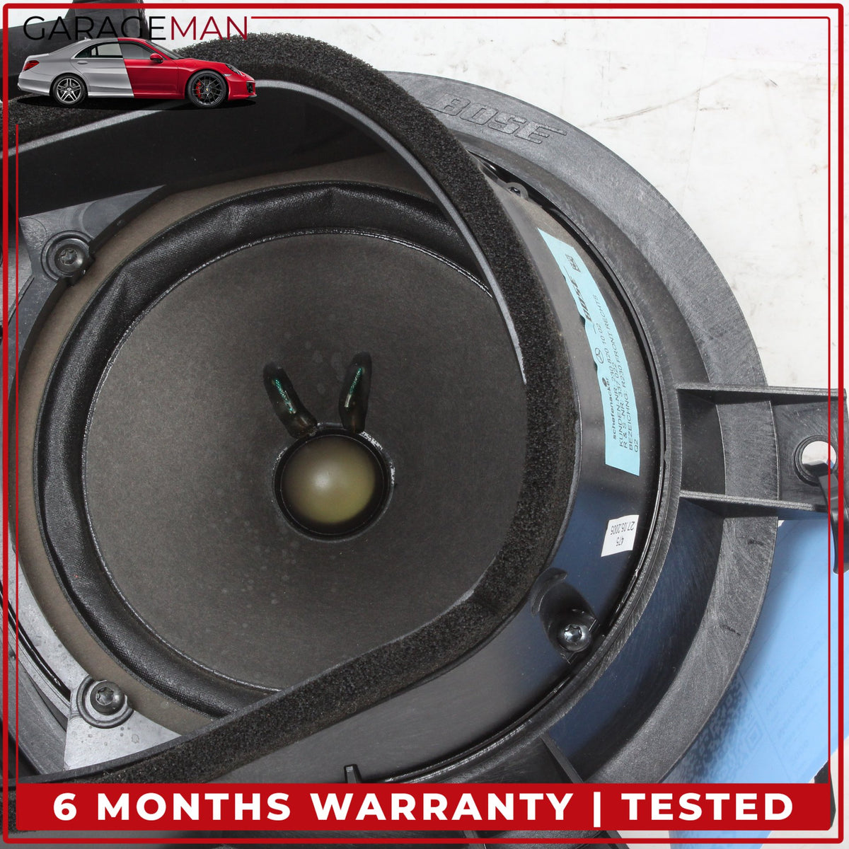 2003-2008 Mercedes R230 SL500 Front Left and Right Door Audio Sound Speaker OEM