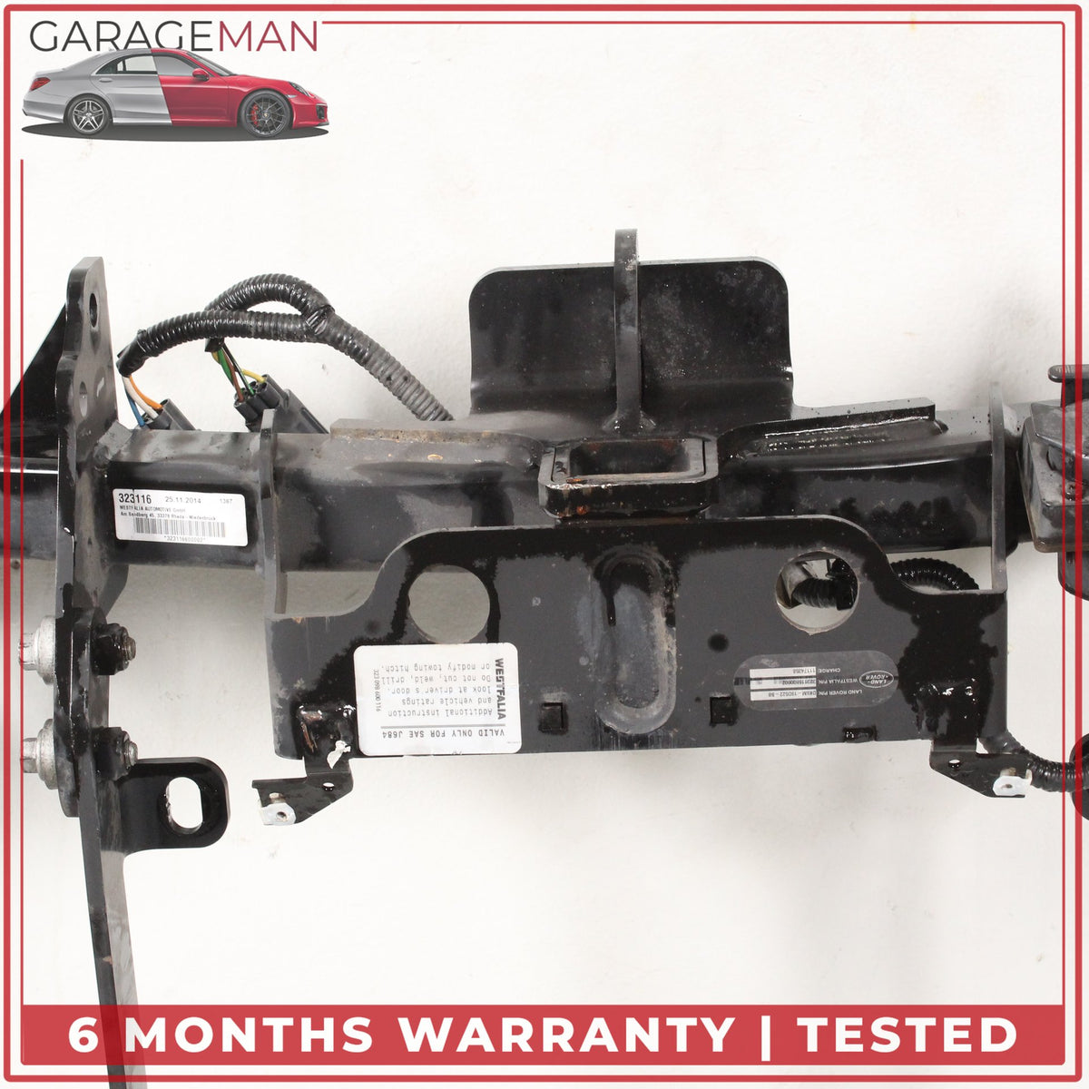 2014-2022 LR Range Rover Sport L494 Trailer Rear Tow Hitch Reinforcement Bar OEM