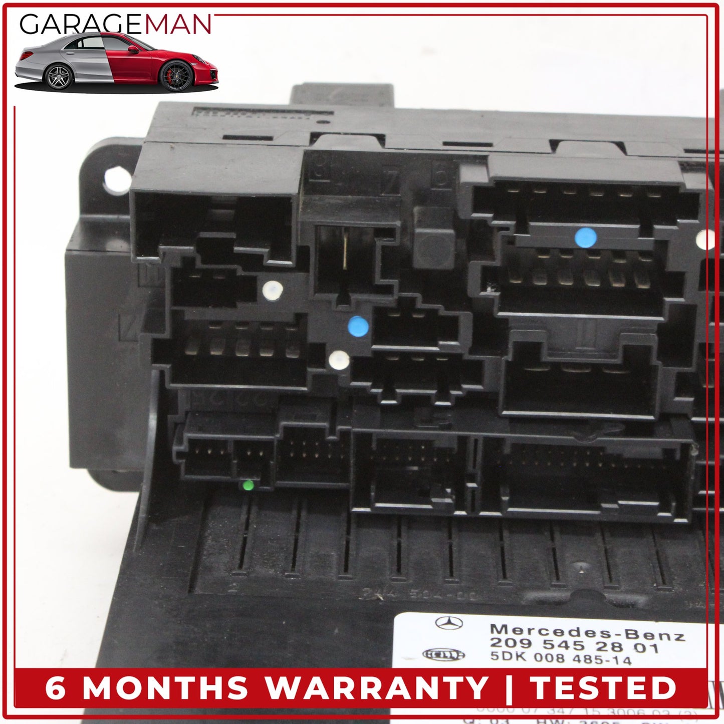 2003-2009 Mercedes-Benz CLK350 W209 Coupe Front SAM Module Relay Fuse Box 2095452801 OEM