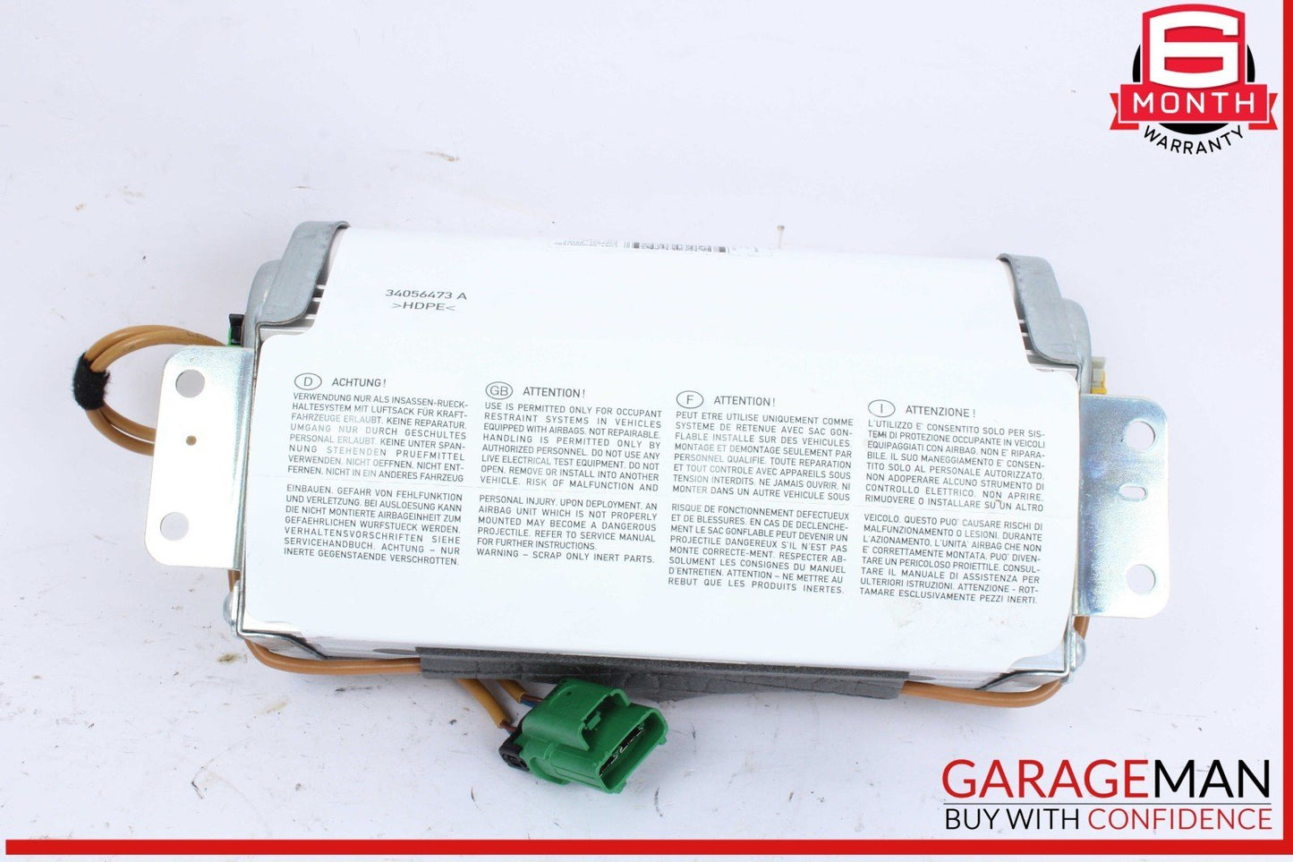 14-21 Maserati Ghibli Quattroporte Front Right Passenger Side Dashboard Airbag