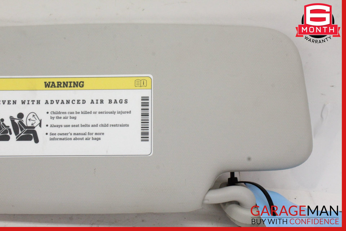 2008-2015 Smart Fortwo 451 Sedan Front Right Side Sun Visor Gray 4518100010 OEM