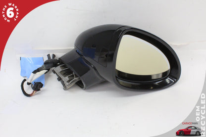 2011-2014 Porsche Cayenne 958 Front Right Side Door Rear View Mirror Black OEM