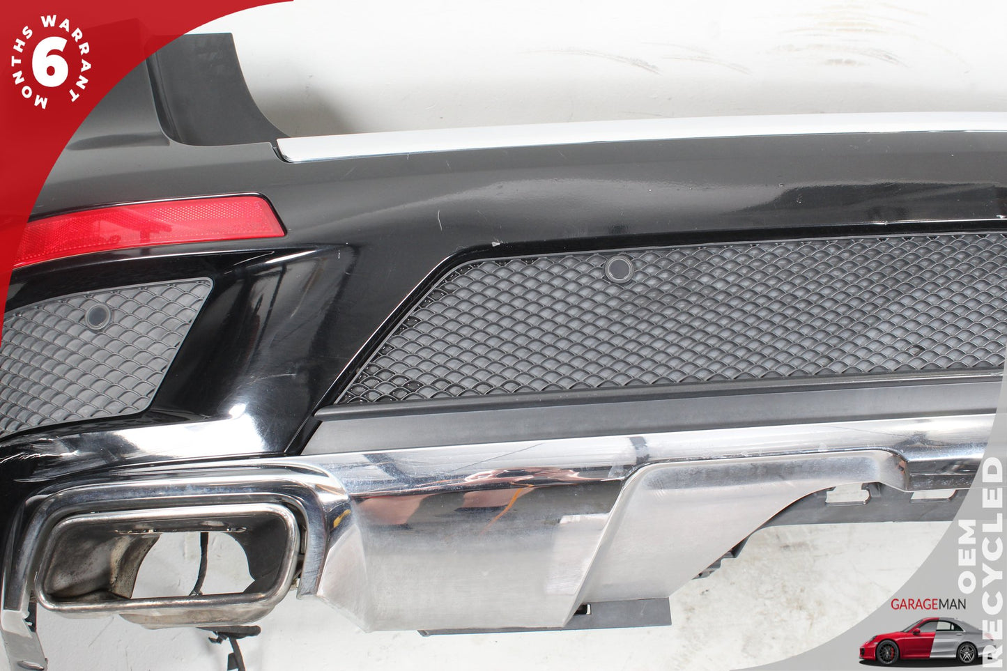 2013-2016 Mercedes-Benz GL550 X166 SUV Rear Bumper Cover Assembly Black
