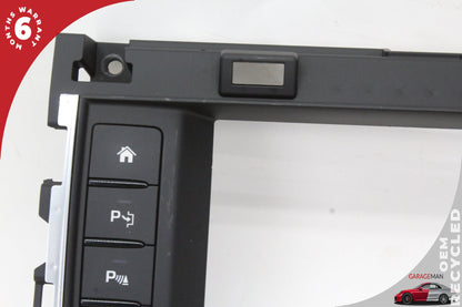 2016-2020 Jaguar XF X260 Front Center Dash Display Screen Trim w/ Switches OEM