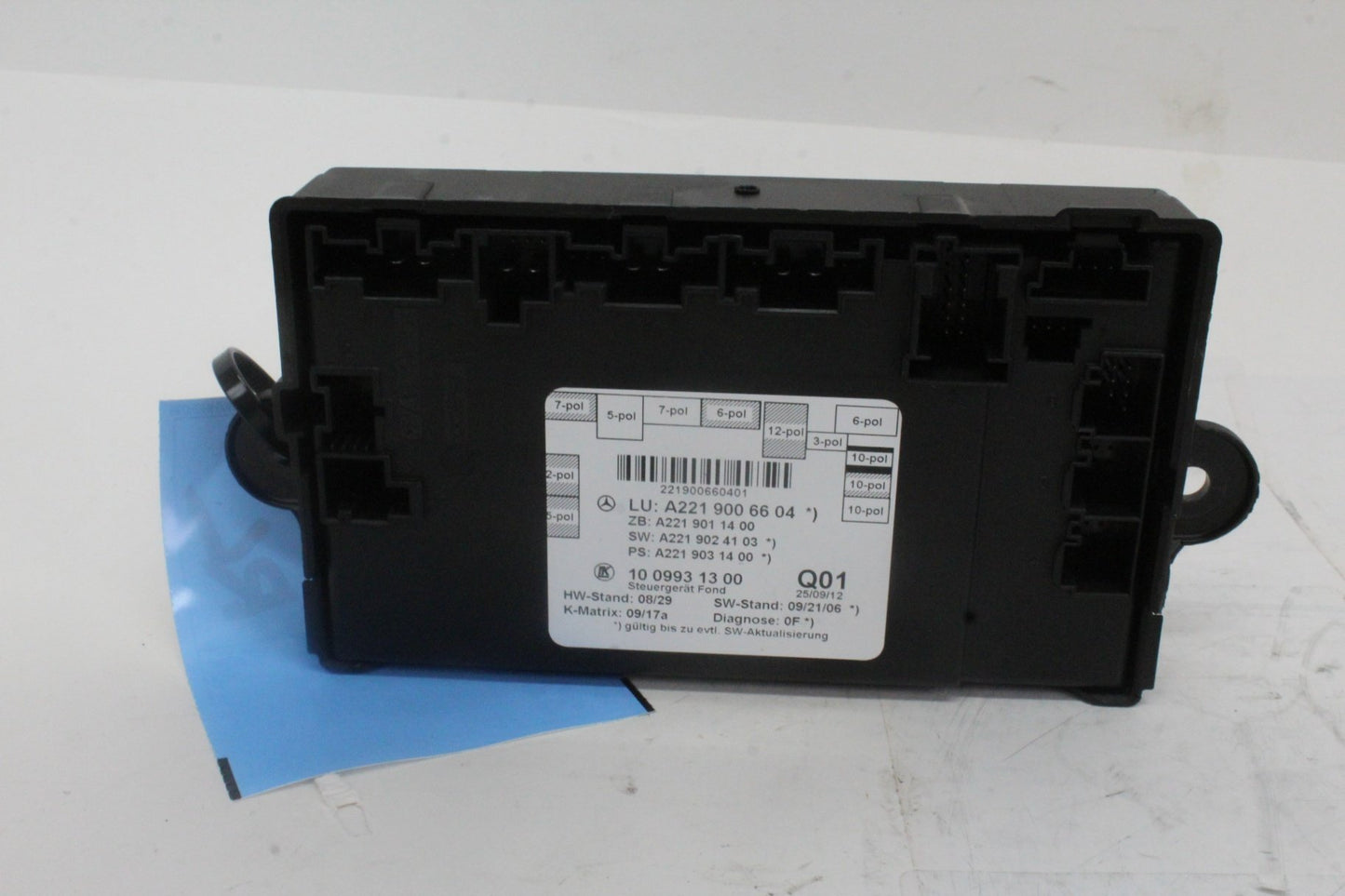 2007-2013 Mercedes S550 W221 Rear Left/Right Door Control Module 2219006604