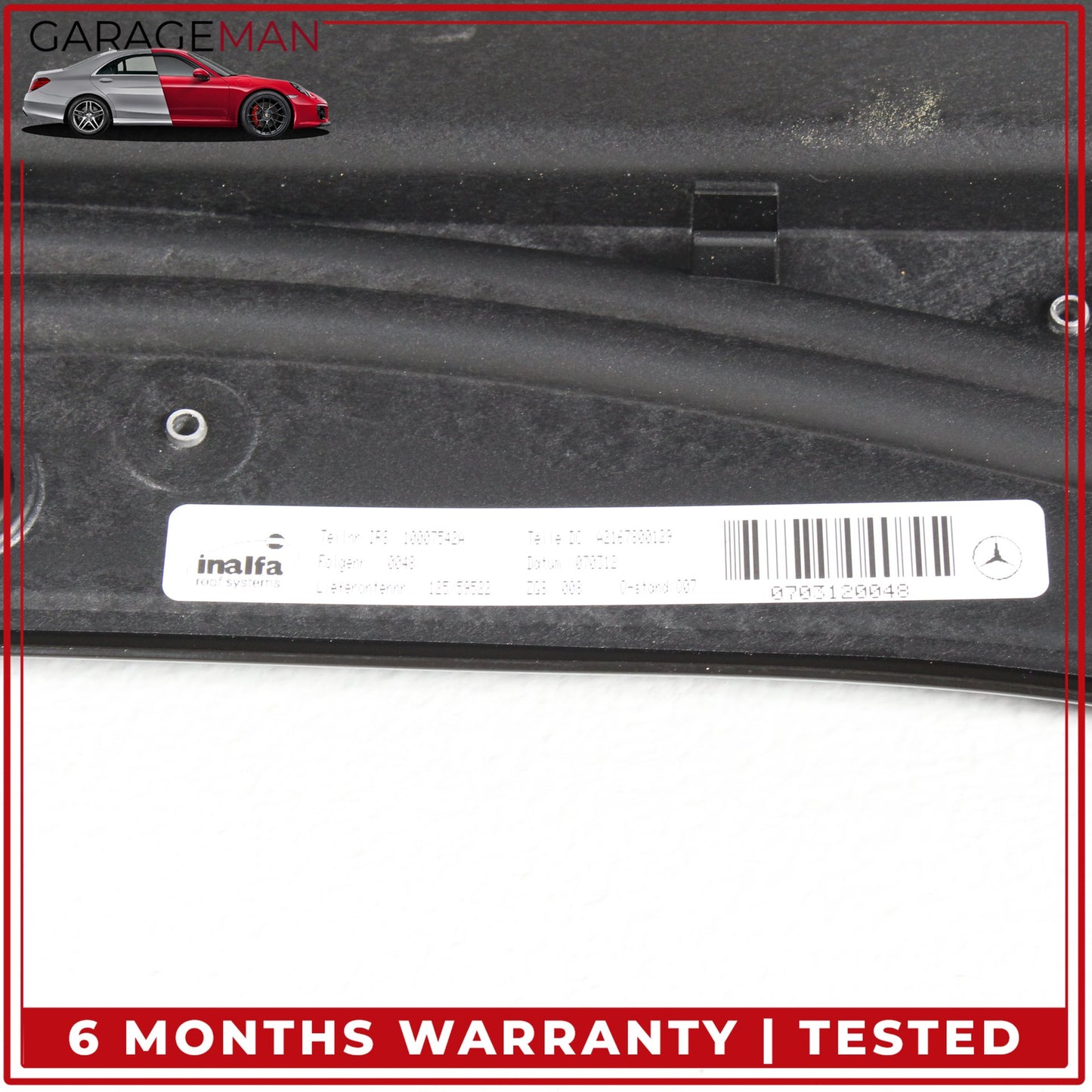 2007-2014 Mercedes-Benz CL550 W216 Coupe Sliding Panoramic Sunroof Glass 2167800229 OEM
