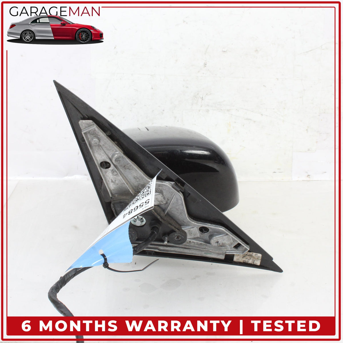 2010-2013 Mercedes W221 S550 Front Right Side Door Rear View Mirror Black OEM