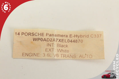 2014-2016 Porsche Panamera E-Hybrid Plug-In Lithium Ion Battery Pack Cell OEM