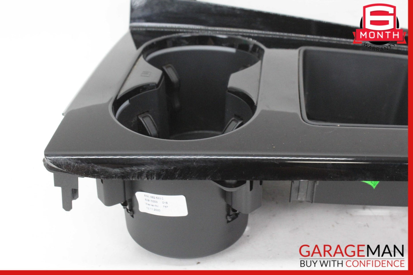 2017-2024 Audi A4 B9 Sedan Front Console Cup Holder w/ Shift Bezel 8W0862533D