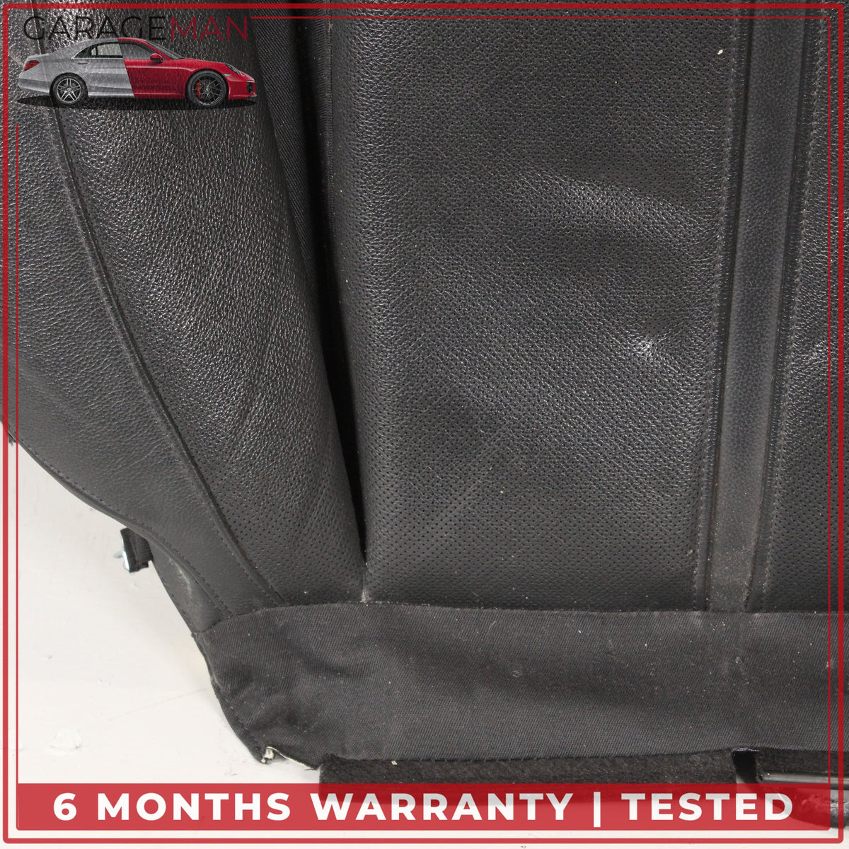 2011-2018 Audi A8 Front Left Driver Side Lower Bottom Seat Cushion Black OEM